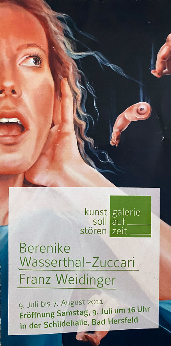 Ausstellungsflyer Cover Alte Schildehalle